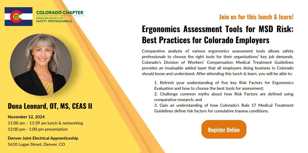 Ergonomics Assessment Tools 11-12